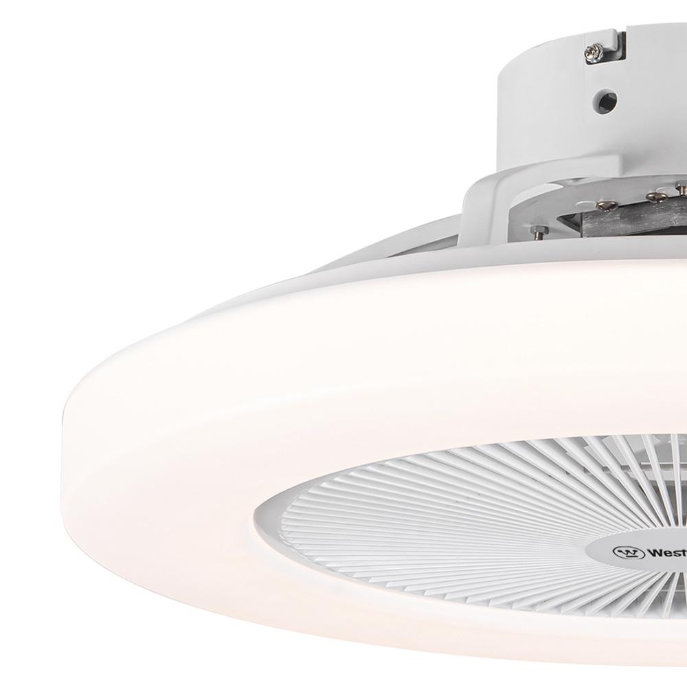Foto 4 pulgar | Ventilador Westinghouse Zaurak 20'' Color Blanco Con Luz Led Cct Modelo 79016 Con Control Remoto
