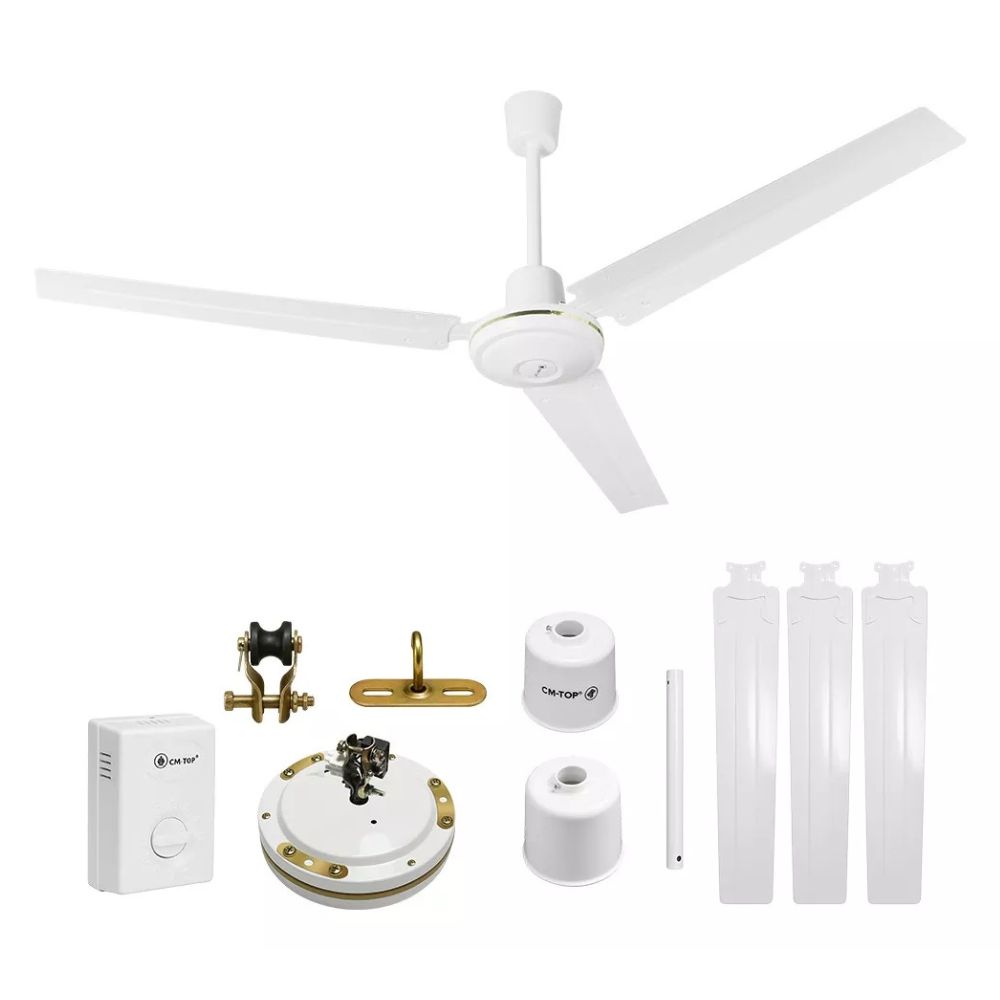Foto 5 pulgar | Ventilador De Techo Con 3 Aspas 5 Velocidades