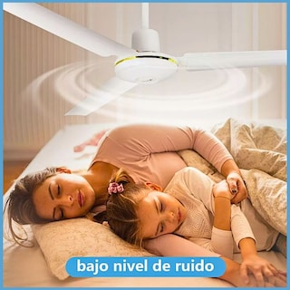 Foto 4 | Ventilador De Techo 65w Con 3aspas 5 Velocidades Blanco