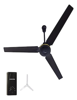Foto 4 | Ventilador De Techo Color Negro + Termo De Agua Güish