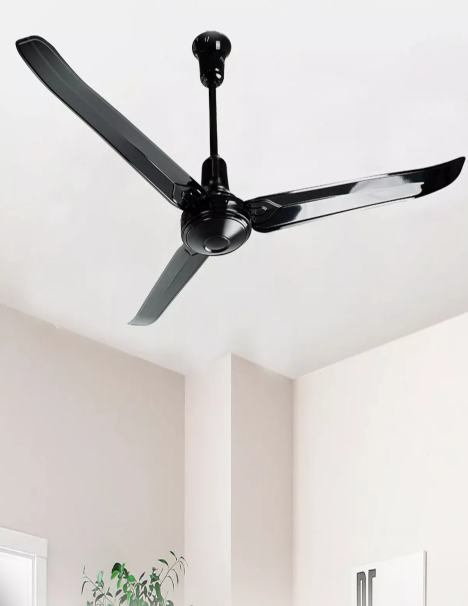 Foto 5 | Ventilador De Techo Color Negro + Termo De Agua Güish