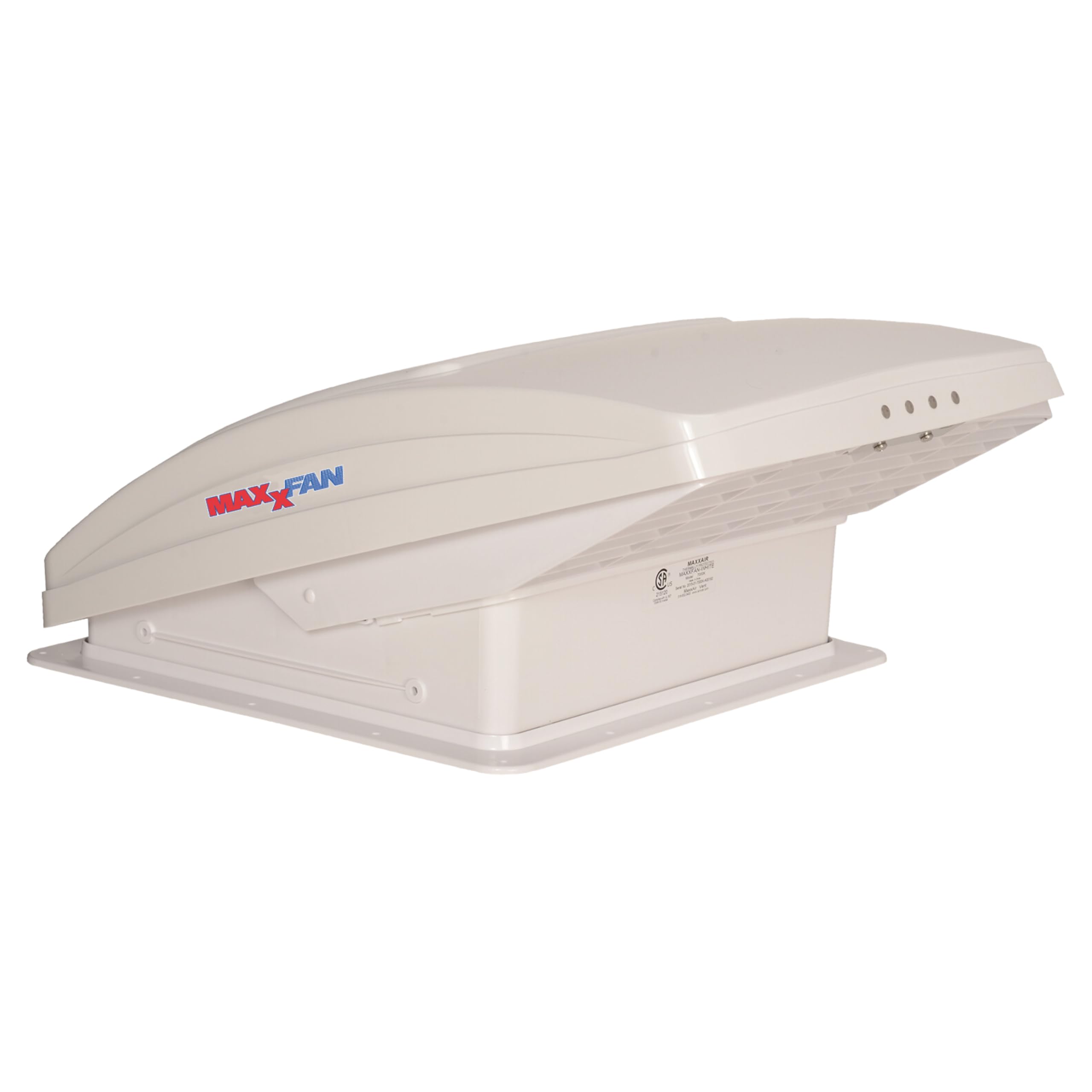 Foto 2 pulgar | Ventilador Para Rv Maxxair Maxxfan Deluxe Con Protector Contra La Lluvia De 12 V, Blanco - Venta Internacional.