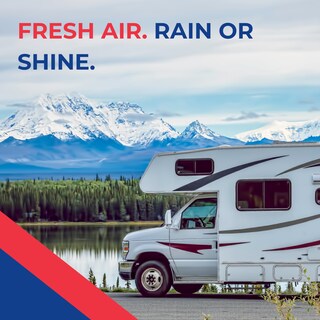 Foto 4 | Ventilador Para Rv Maxxair Maxxfan Deluxe Con Protector Contra La Lluvia De 12 V, Blanco - Venta Internacional.
