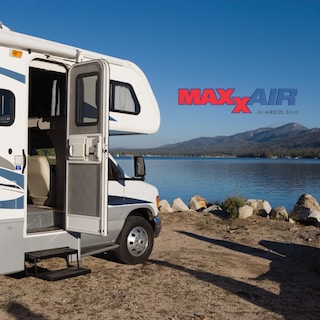 Foto 5 | Ventilador Para Rv Maxxair Maxxfan Deluxe Con Protector Contra La Lluvia De 12 V, Blanco - Venta Internacional.