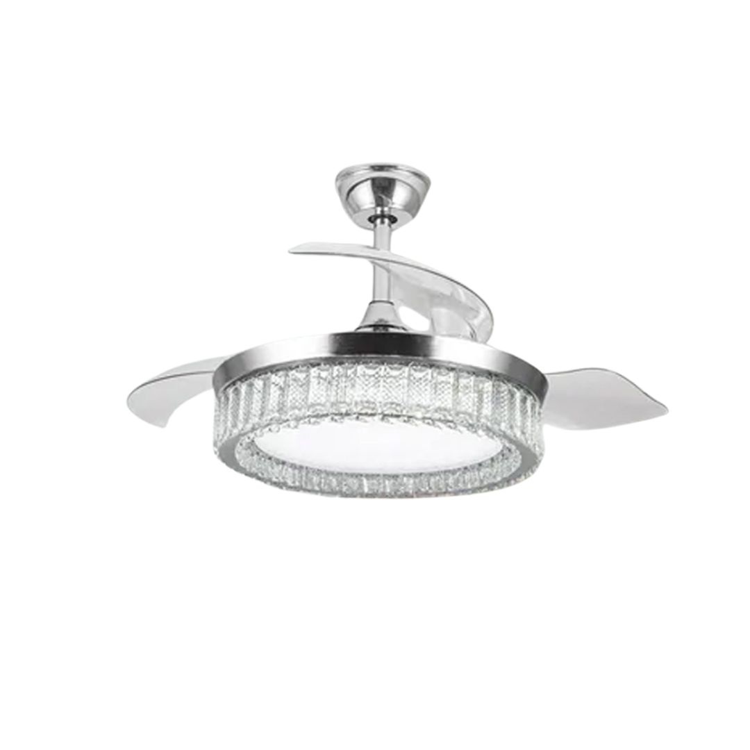 Ventilador De Techo 42 Pulgadas 6 Velocidades Iluminación Led Luz Fría-cálida-neutra Control Remoto