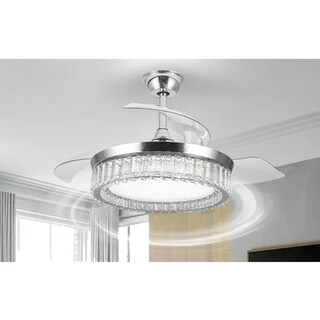 Foto 2 | Ventilador De Techo 42 Pulgadas 6 Velocidades Iluminación Led Luz Fría-cálida-neutra Control Remoto
