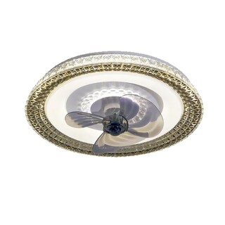 Foto 1 | Ventilador de Techo con Lámpara Megaluz 12 Pulgadas