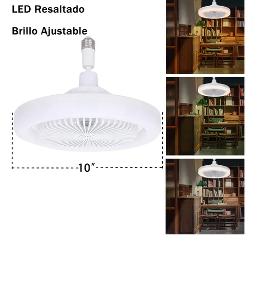 Foto 3 pulgar | Lámpara Xtellar Ventilador De Techo Led  Silencioso Con 3 Velocidades Control Remoto Aromaterapia