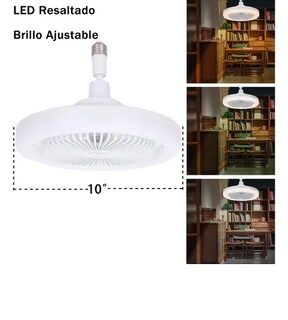 Foto 2 | Lámpara Xtellar Ventilador De Techo Led Silencioso Con 3 Velocidades Control Remoto Aromaterapia