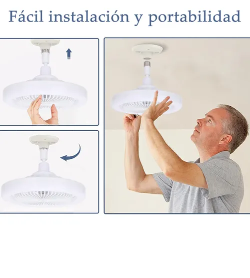 Foto 5 pulgar | Lámpara Xtellar Ventilador De Techo Led  Silencioso Con 3 Velocidades Control Remoto Aromaterapia