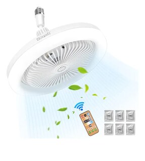 Foto 1 | Xtellar Ventiladores Silencioso Control Remoto Led Lámpara Ventilador De Techo