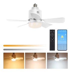 Foto 1 | Ventilador Xtellar De Techo Lámpara Led Mando A Distancia