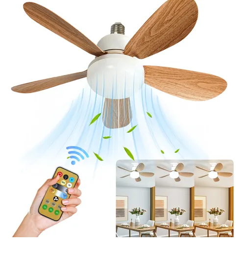 Foto 1 | 2en1 Xtellar Ventilador De Techo Con Lampara Y 5 Aspas,diámetro 52cm
