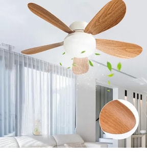 Foto 3 | 2en1 Xtellar Ventilador De Techo Con Lampara Y 5 Aspas,diámetro 52cm