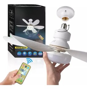 Foto 1 | Ventilador Xtellar De Techo Lampara 6 Aspas Control Remoto 3 Velocidades
