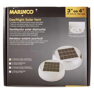 Foto 3 | Ventilador Solar Marinco N20804w Día/noche, 4 Pulgadas, Blanco - Venta Internacional.
