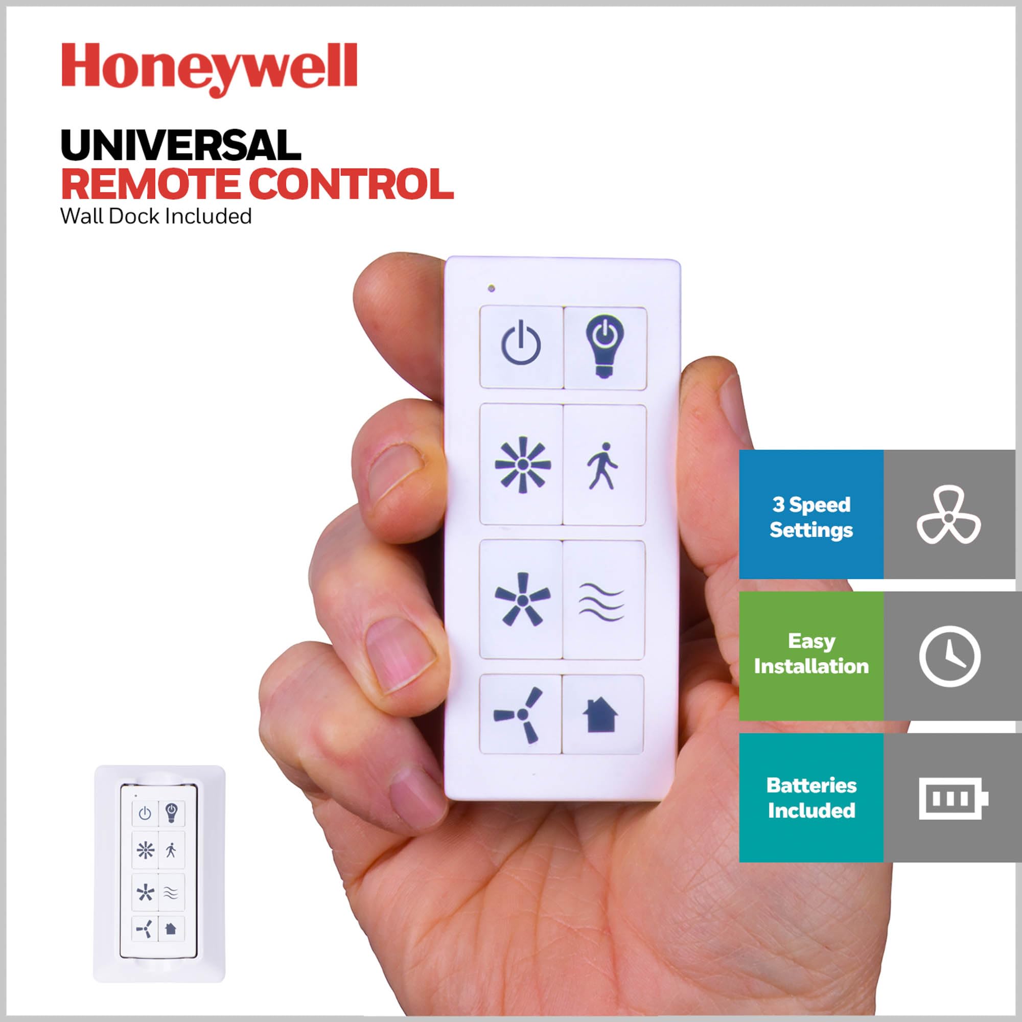Foto 6 pulgar | Ventilador De Techo Honeywell Carmel Modern De 122 Cm Con Luz De 5 Aspas - Venta Internacional.