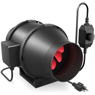 Foto 1 | Ventilador De Escape En Línea Ipower De 4 Pulgadas Y 200 M³/h Con Speed Contr - Venta Internacional.