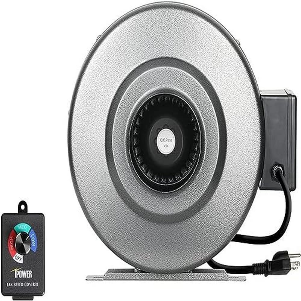 Ventilador Ipower De 4 Pulgadas Y 190 Cfm Para Carpa De Cultivo - Venta Internacional.