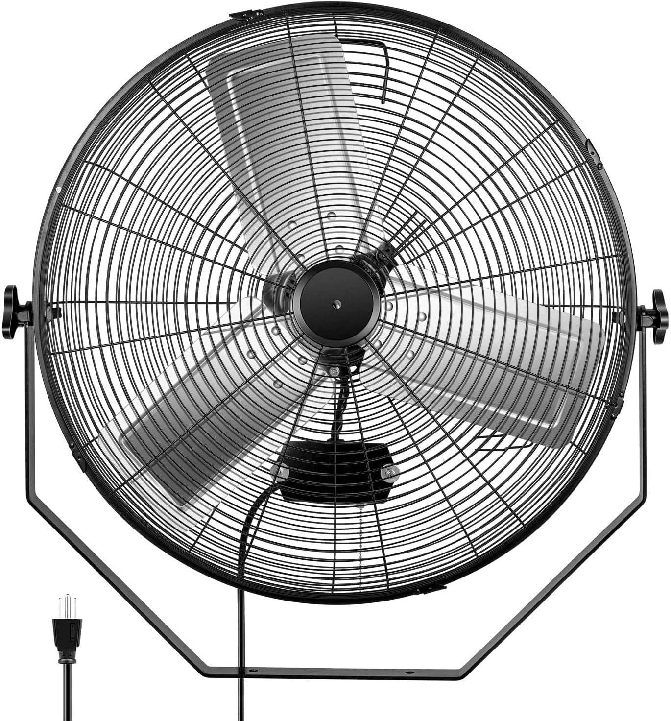 Foto 2 pulgar | Ventilador De Pared Simple Deluxe Industrial De 24 Pulgadas, Negro - Venta Internacional.