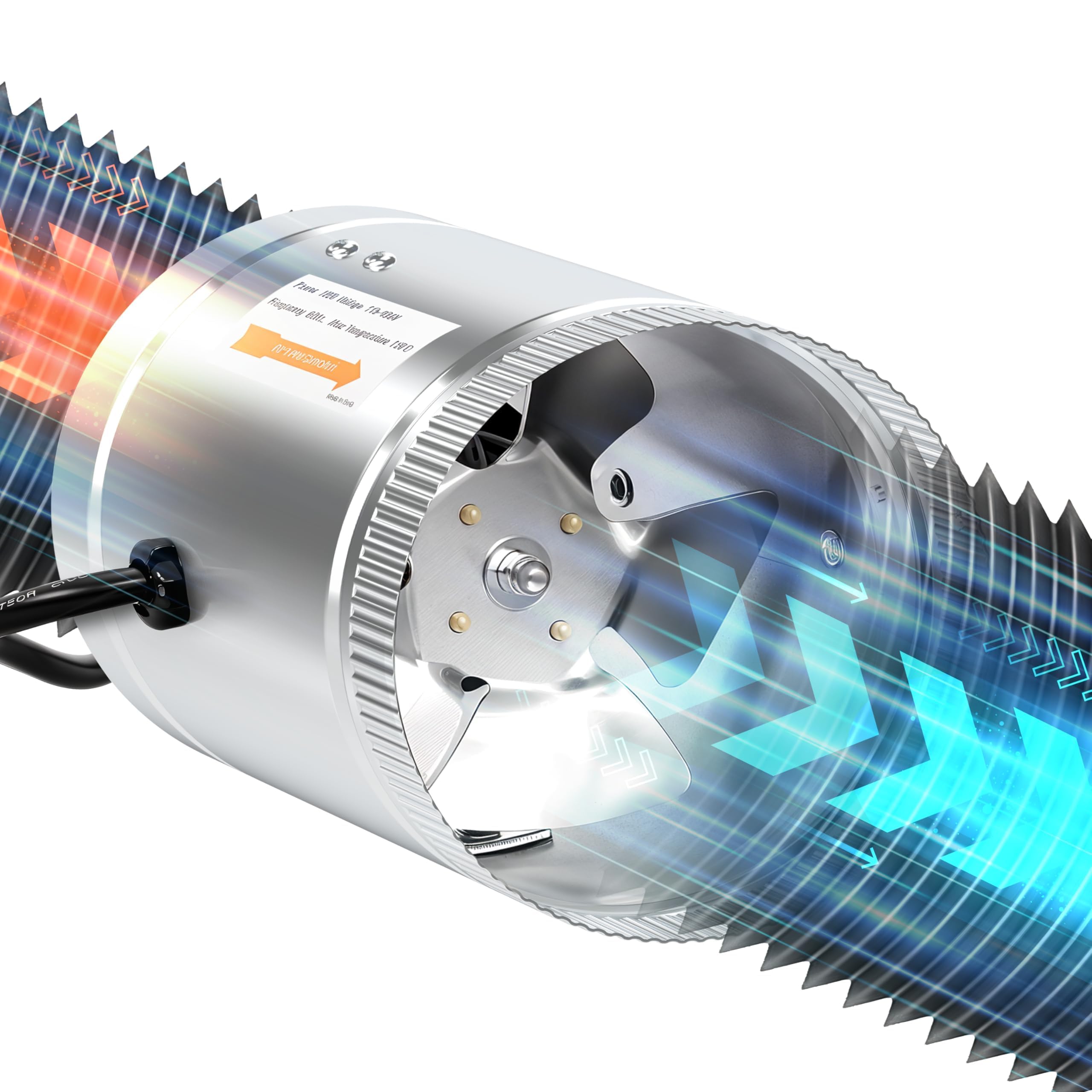 Foto 1 | Ventilador De Conducto En Línea Ipower, 6 Pulgadas, 240 Cfm, 37 W, 110/120 V, Plateado - Venta Internacional.