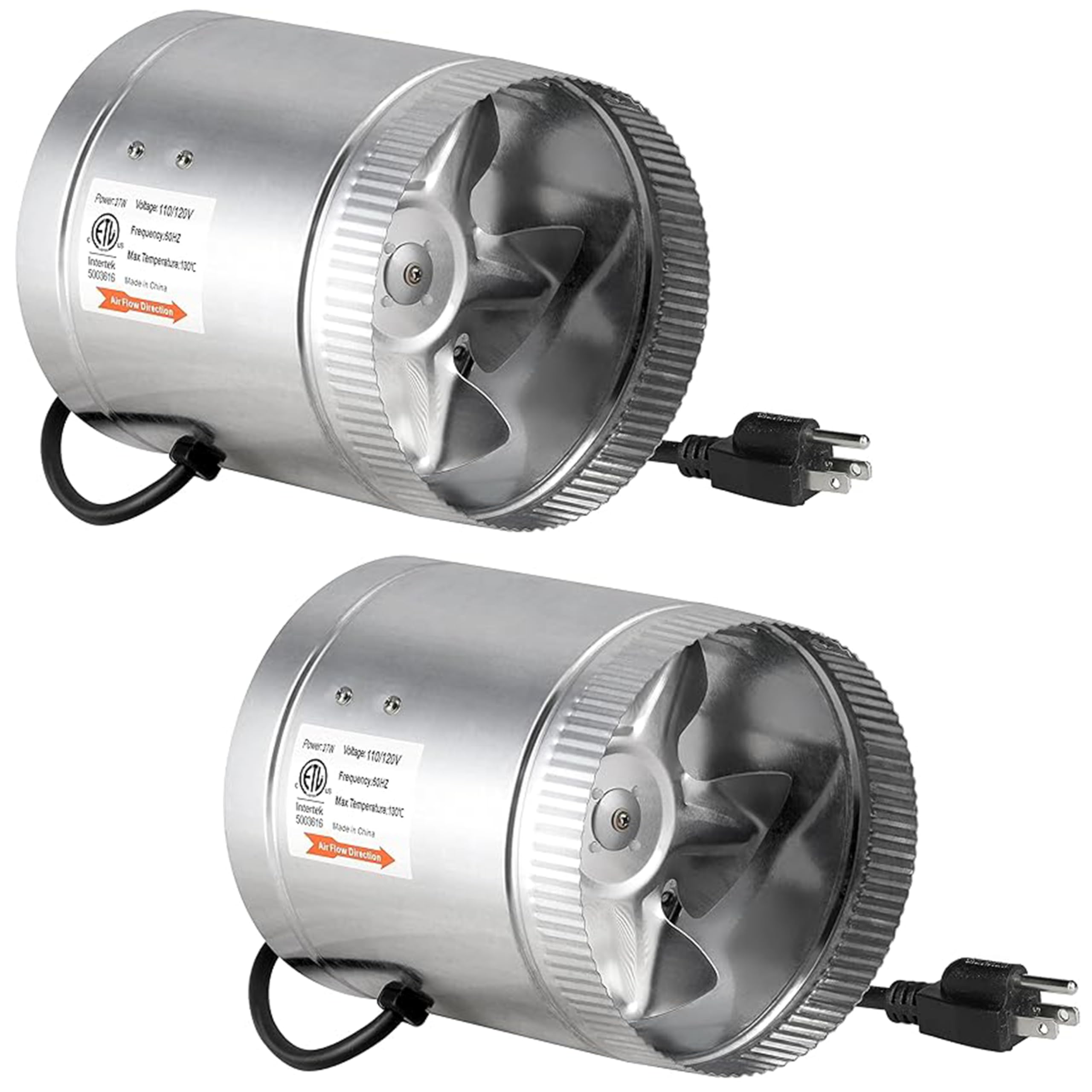 Foto 2 pulgar | Ventilador Amplificador De Conductos En Línea Ipower De 6 Pulgadas Y 240 Cfm Con Power Co - Venta Internacional.