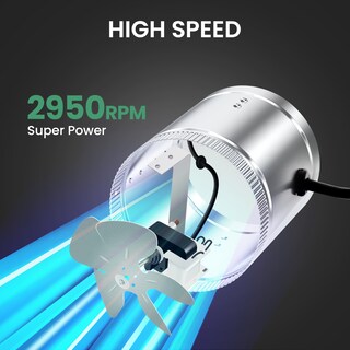 Foto 2 | Ventilador Amplificador De Conductos En Línea Ipower De 6 Pulgadas Y 240 Cfm Con Power Co - Venta Internacional.