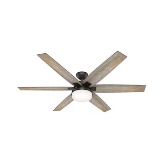 Foto 1 | Ventilador De Techo Kaplan Con Luz 64'' Hunter 59322