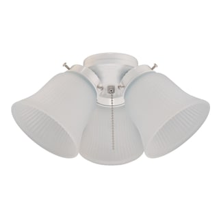 Foto 1 | Kit De Luces Para Ventilador De Techo Westinghouse 77847 3lgt Wht Fros 3 - Venta Internacional.