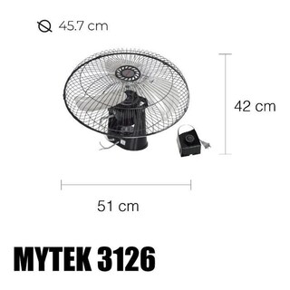 Foto 2 | Ventilador de Techo Mytek 18'' Aspas de Metal