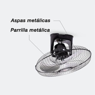 Foto 3 | Ventilador de Techo Mytek 18'' Aspas de Metal