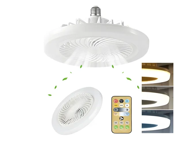 Foto 2 pulgar | Xtellar Lámpara Ventilador De Techo Multifuncional Con Control Remoto