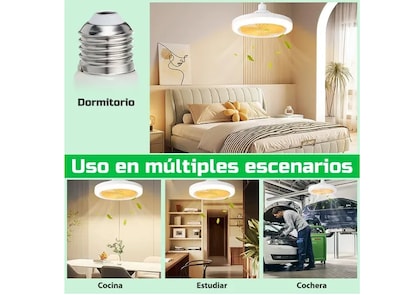Foto 2 | Ventilador Xtellar Eco-friendly Con Luz Regulable Y Aromaterapia 30w