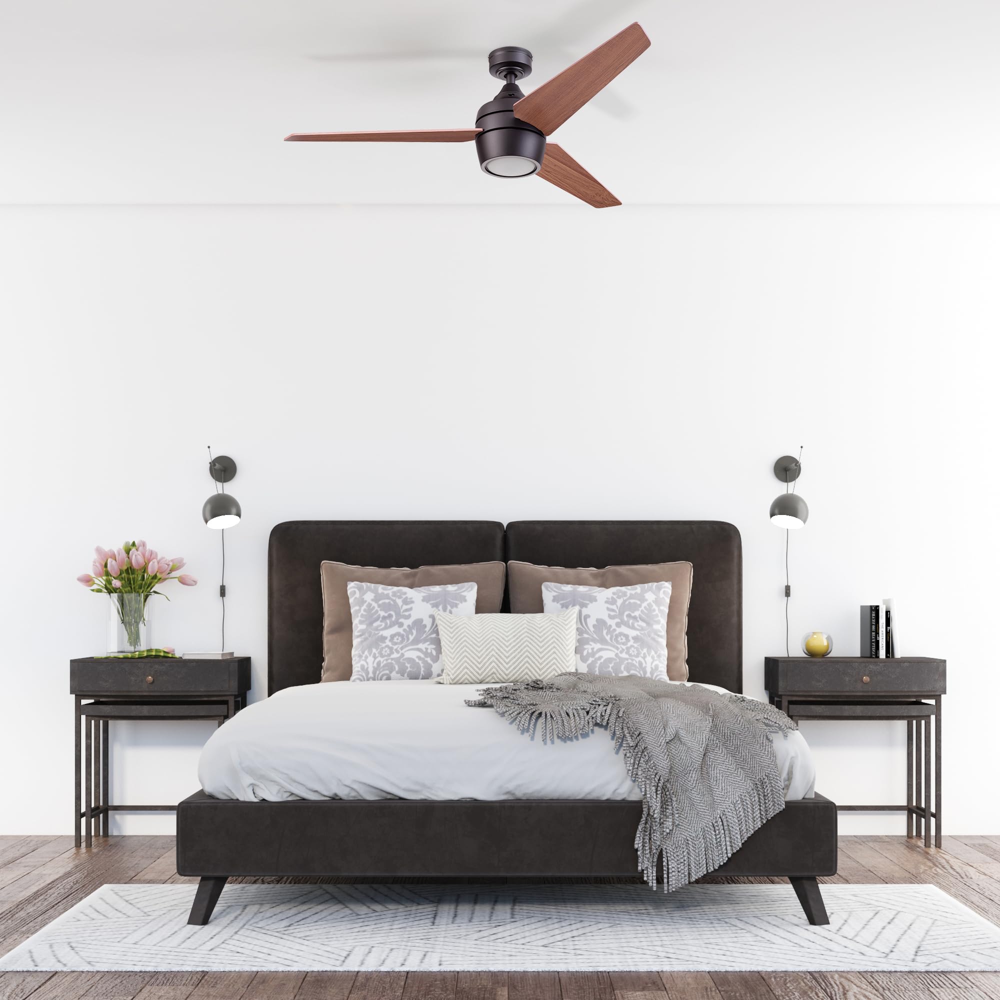 Foto 3 | Ventilador De Techo Honeywell Eamon Modern 132 Cm Con Luz Y Control Remoto - Venta Internacional.