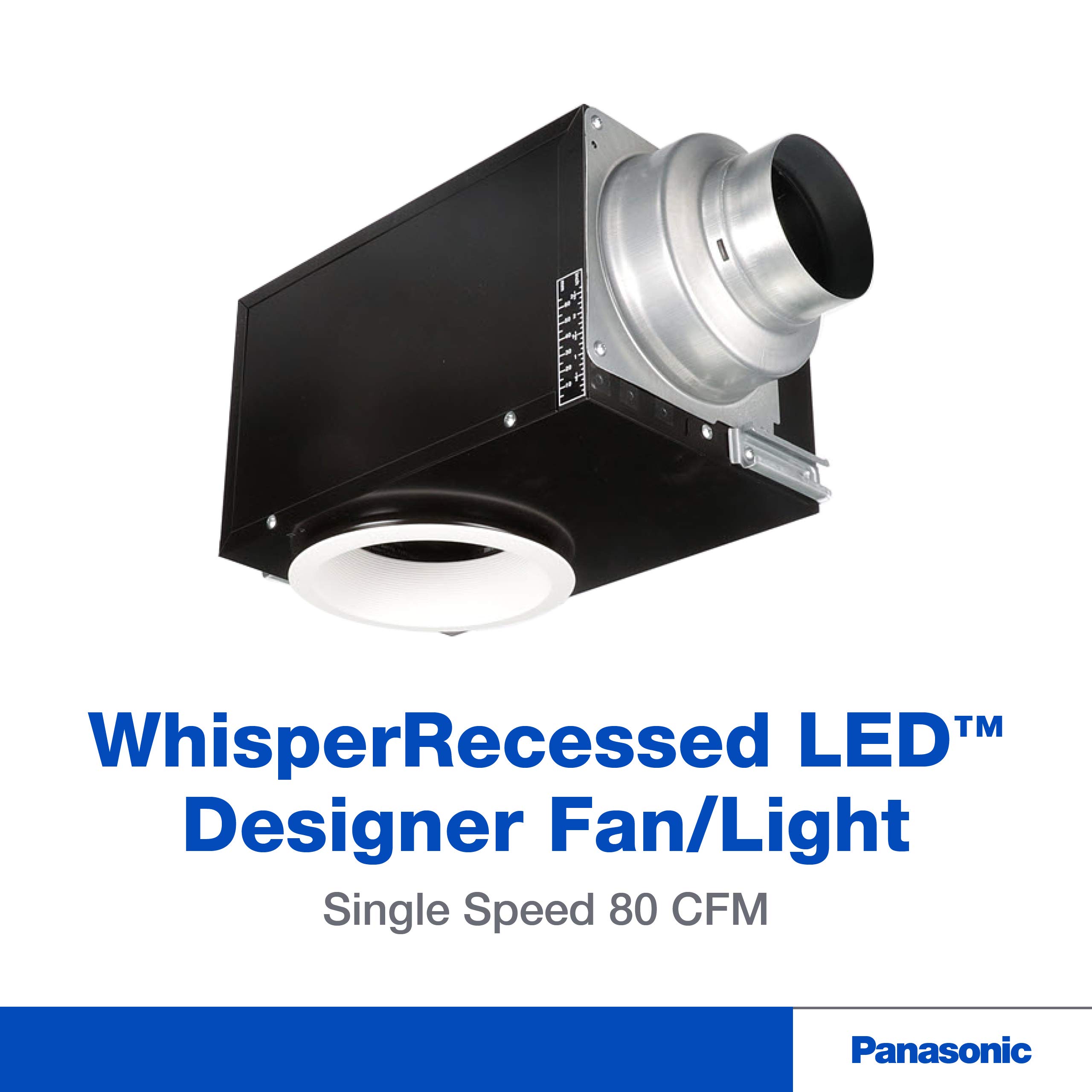 Foto 3 pulgar | Ventilador Panasonic Whisperrecessed Led 80 Cfm - Venta Internacional.