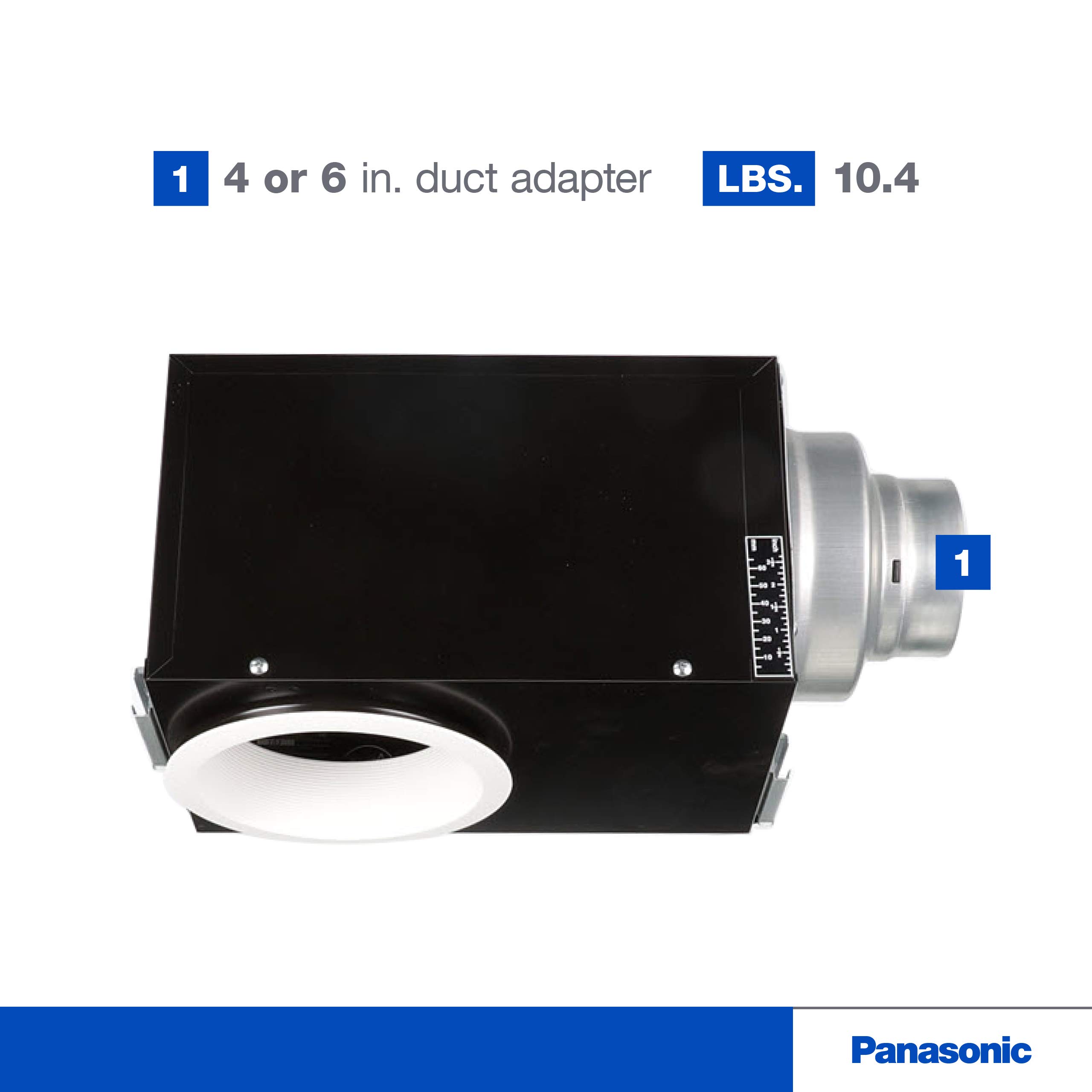 Foto 4 pulgar | Ventilador Panasonic Whisperrecessed Led 80 Cfm - Venta Internacional.