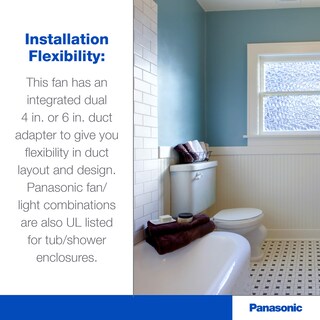 Foto 5 | Ventilador Panasonic Whisperrecessed Led 80 Cfm - Venta Internacional.