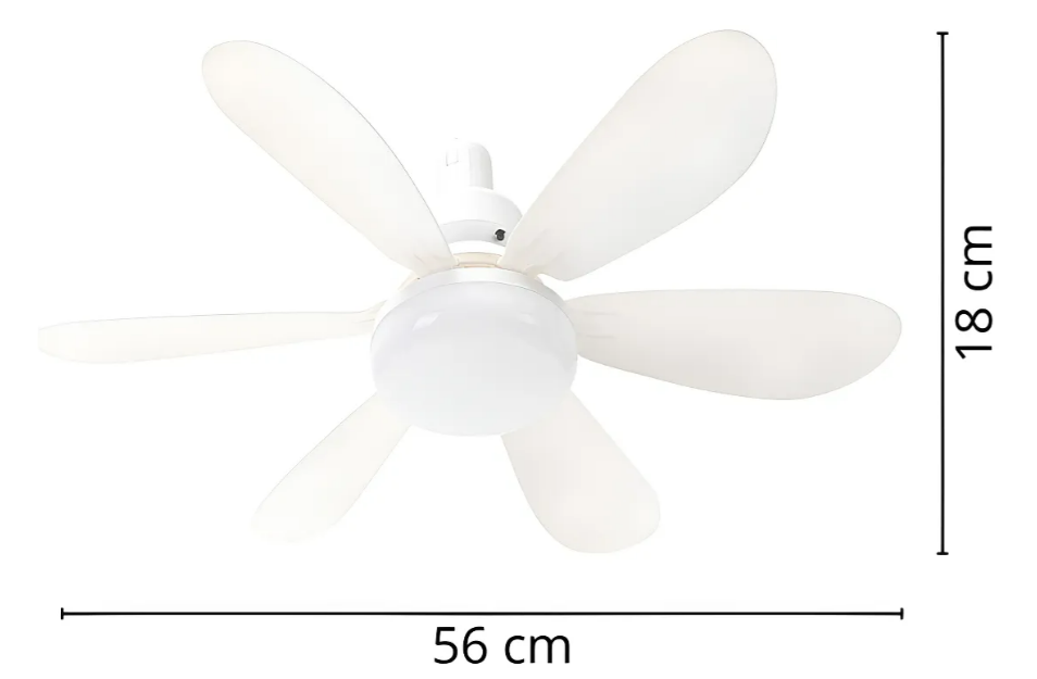 Foto 3 pulgar | Ventilador Xtellar Abanico Techo Lámpara Control Remoto Iluminación