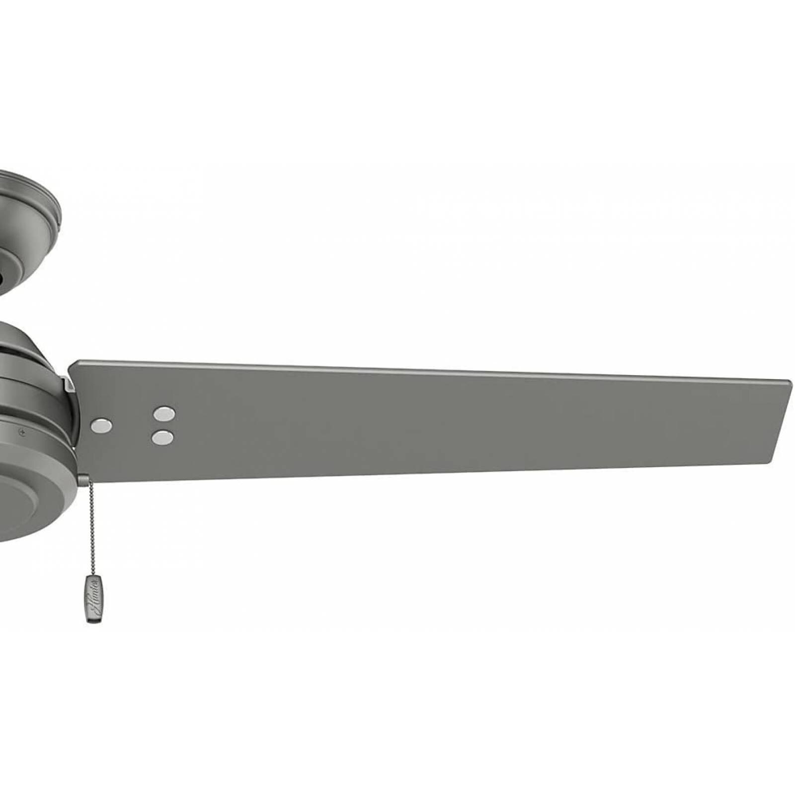 Foto 4 pulgar | Ventilador 52'' 3 Aspas C/cadena Color Gris Mate Marca Hunter