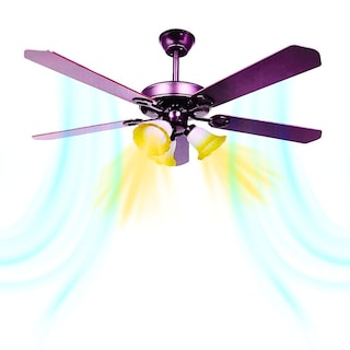 Foto 1 | Ventilador Techo 5 Aspas Madera 6 Velocidades 52 Diámetro