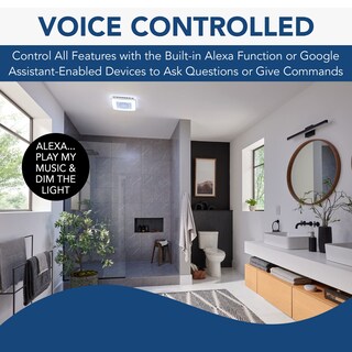 Foto 2 | Ventilador De Escape Broan-nutone Vc110cct Sensonic Alexa 110cfm - Venta Internacional.