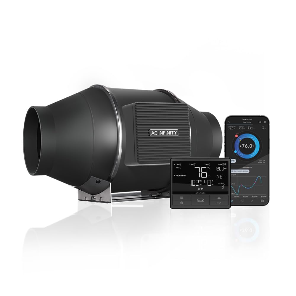 Foto 1 | Ventilador De Conducto En Línea Ac Infinity Cloudline Pro T4 De 4 Pulgadas Con Controlador - Venta Internacional.