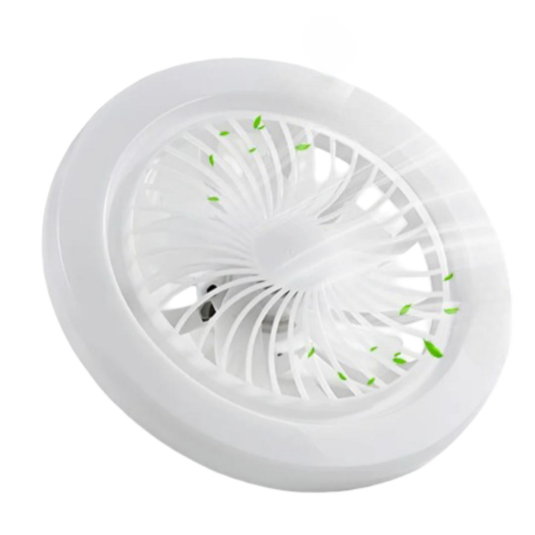 Foto 2 pulgar | Xtellar Lámpara Ventilador De Techo Ultrasilencioso Con Control Remoto - Blanco Elegante Y Funcional De 3 Velocidades