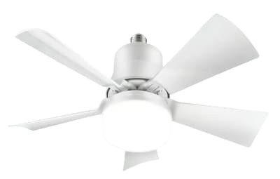 Foto 1 | Ventilador De Techo Lujoso Xtellar Con Control Remoto Y 5 Palas Aerodinámicas Diseño Moderno 40cm - Blanco Elegante