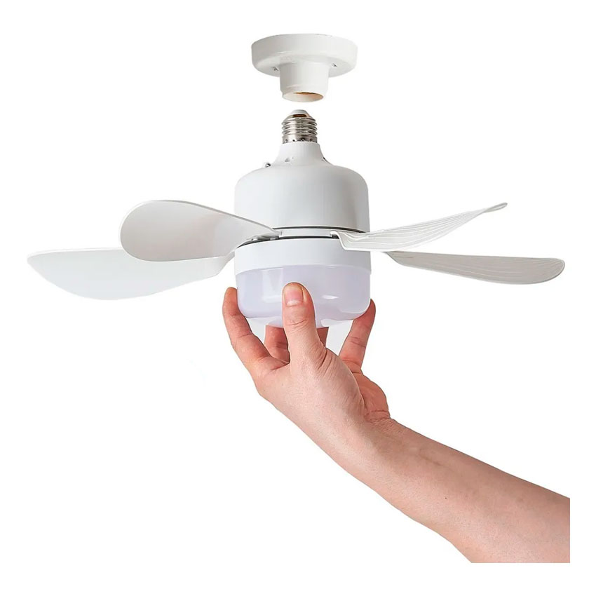 Foto 5 pulgar | Lampara Con Ventilador Tianlai De Techo Aspas Desmontables 1 Velocidad