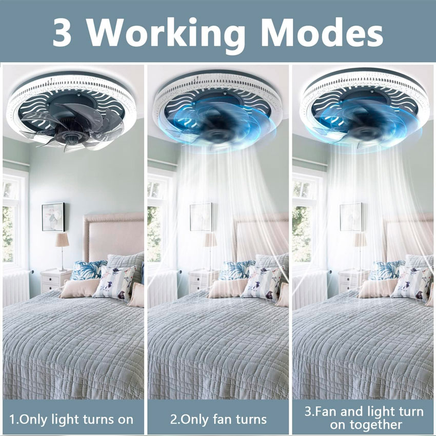 Foto 6 | Lampara Led Megaluz Con Ventilador De Techo