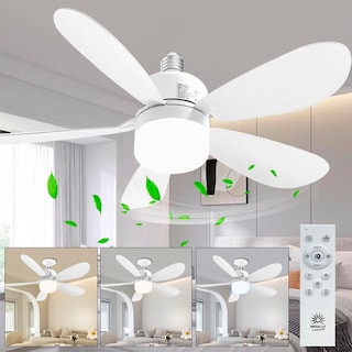 Foto 2 | Lampara Led Con Ventilador Tianlai 5 Aspas Desmontables
