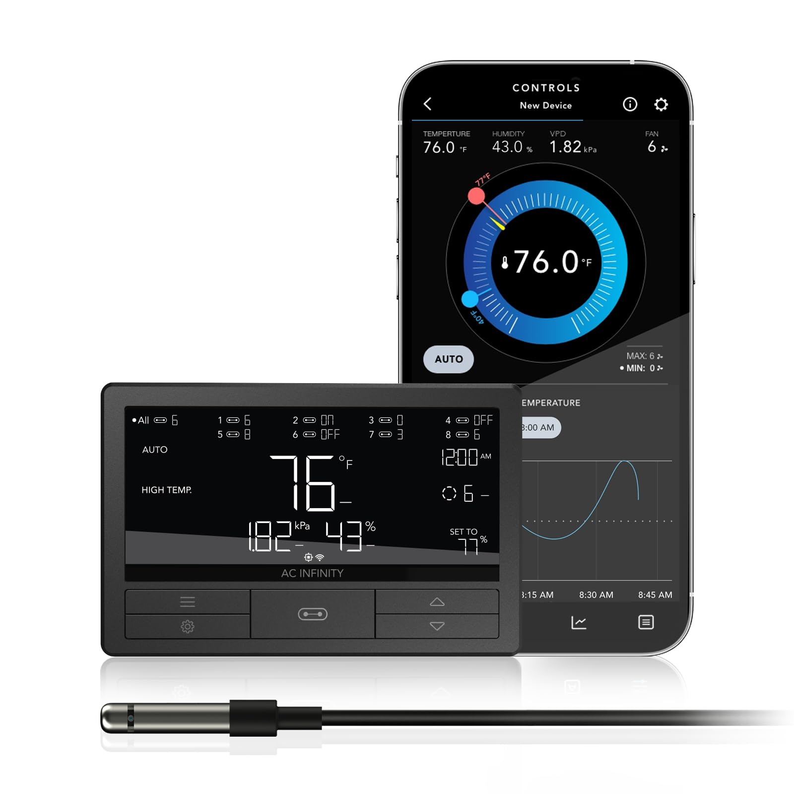 Foto 1 | Controlador Ambiental Inteligente Ac Infinity Controller 69 Pro+ - Venta Internacional.