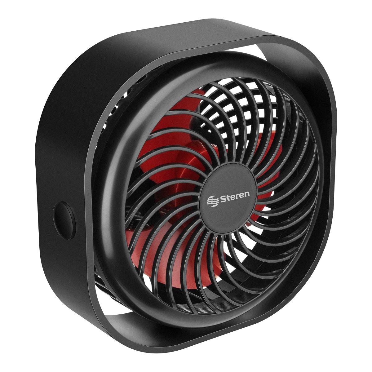 Foto 3 pulgar | Ventilador de Mesa Steren Fan-120 color Negro