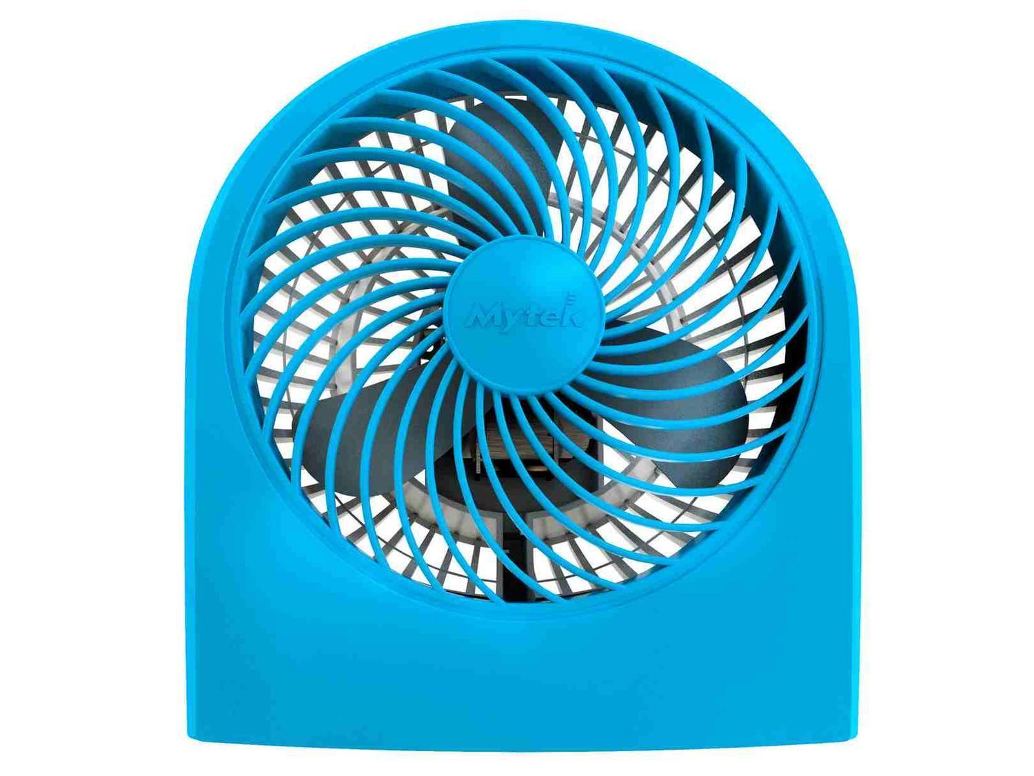 Foto 1 | Ventilador Escritorio Mesa Piso Mytek 3199 9 Pul 2 Vel color Azul
